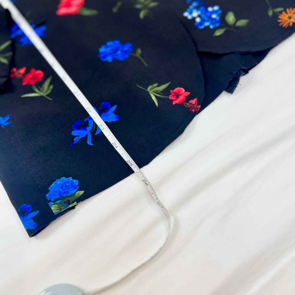 Tahari Floral Blazer Jacket Women’s 4 Black Floral Career Office Siren Botanical - Picture 15 of 16